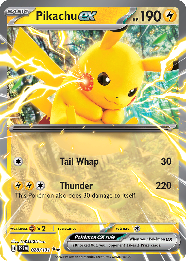 Pikachu ex #28
