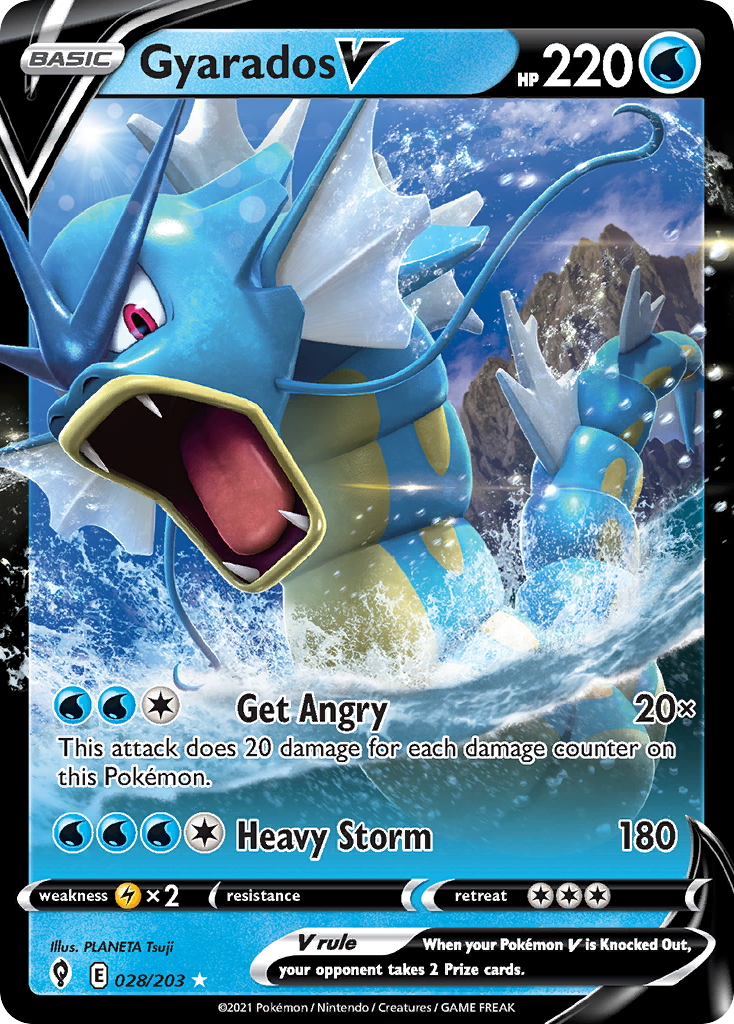 Gyarados V Evolving Skies 28