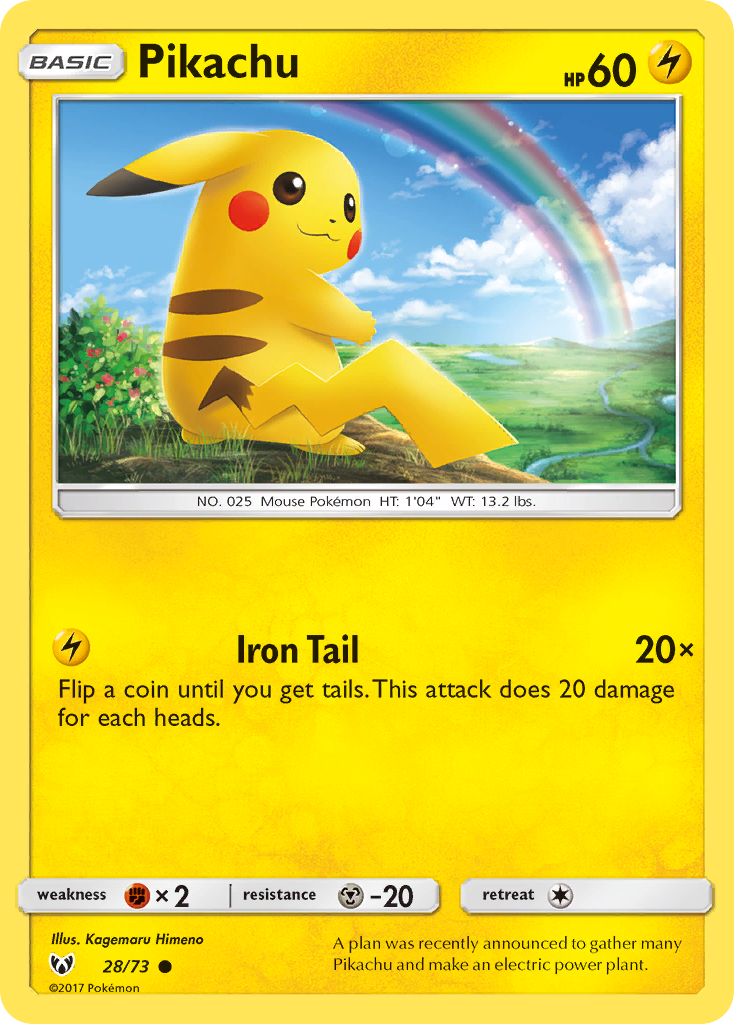 Pikachu Shining Legends 28