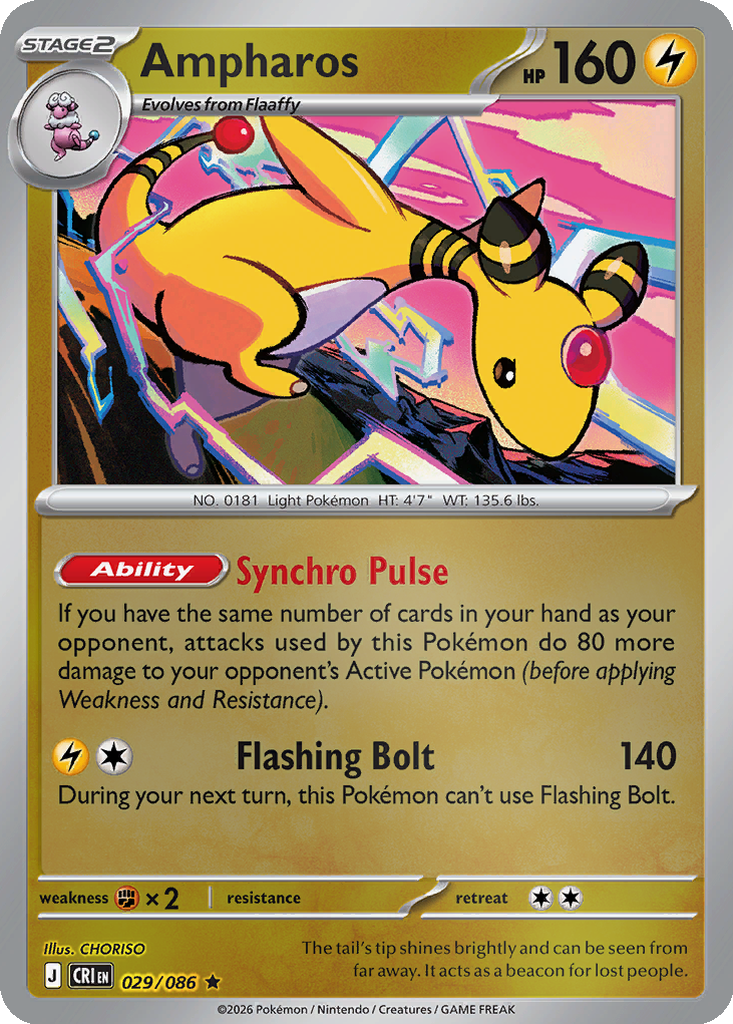 Ampharos [Reverse Holo] #29