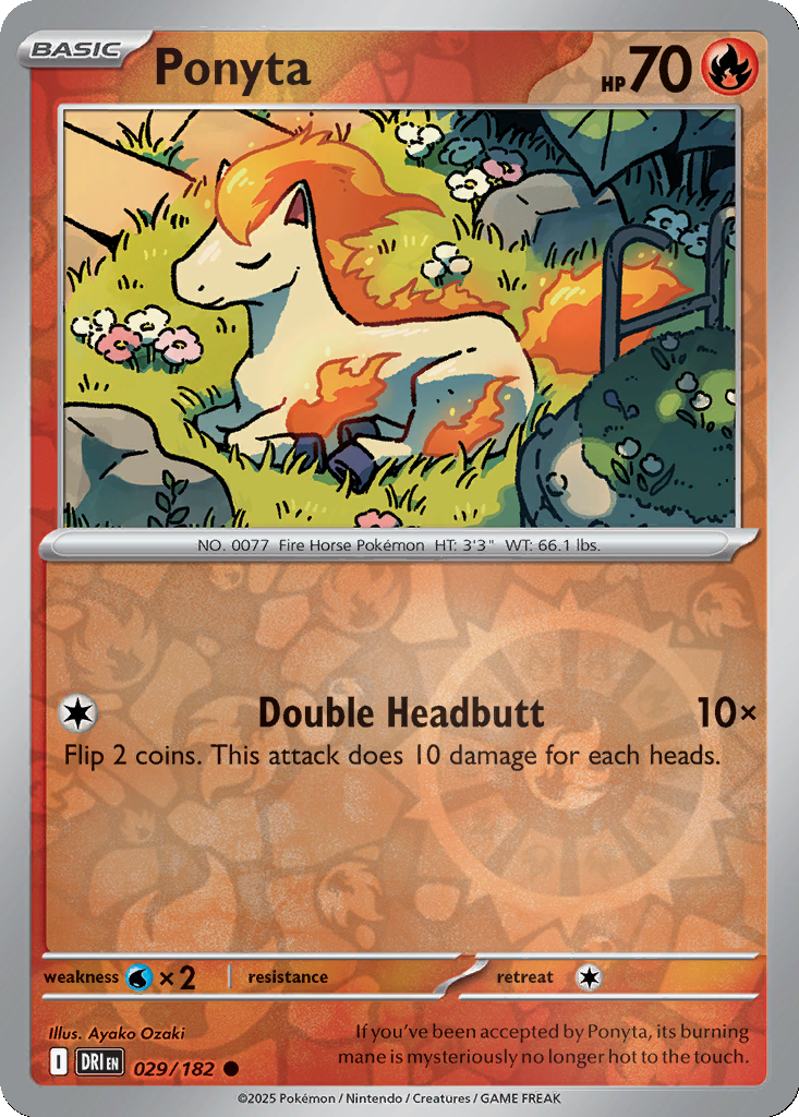 Ponyta [Reverse Holo] #29
