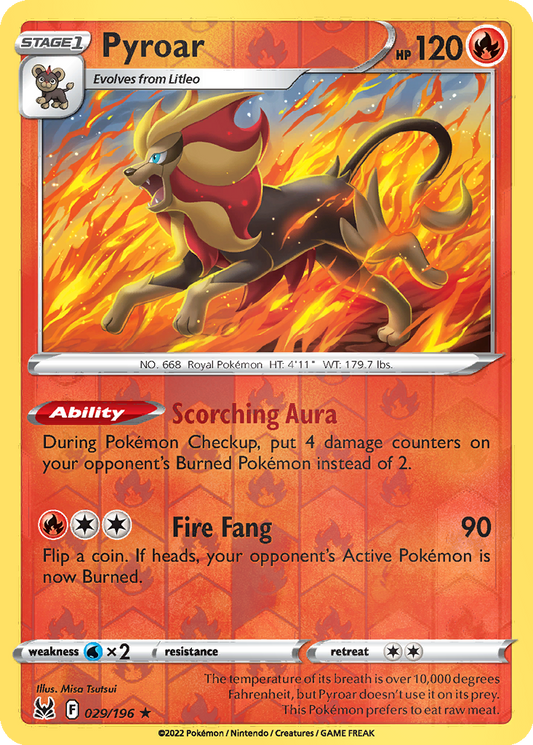 Pyroar [Reverse Holo] #29