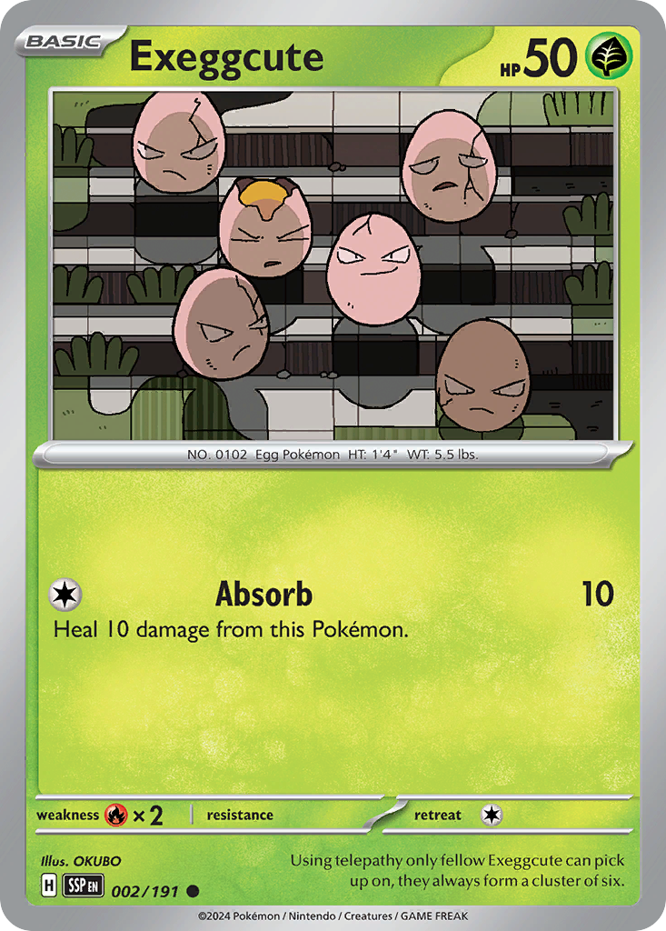 Exeggcute Surging Sparks 2