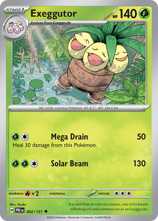 Exeggutor Prismatic Evolutions 2