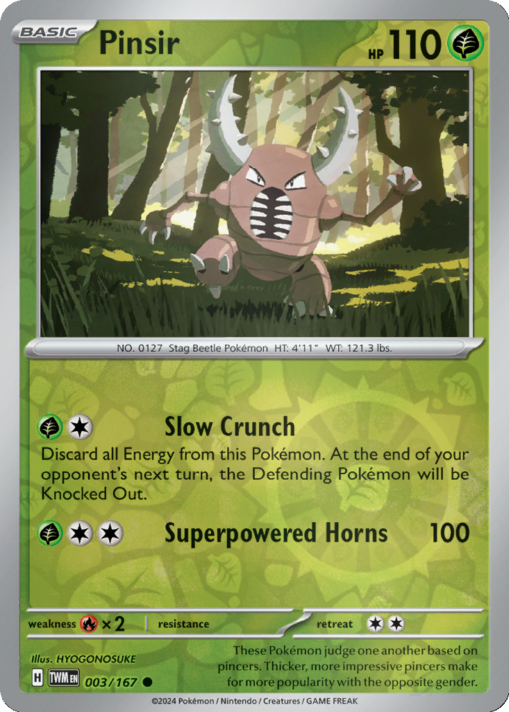 Pinsir [Reverse Holo] #3