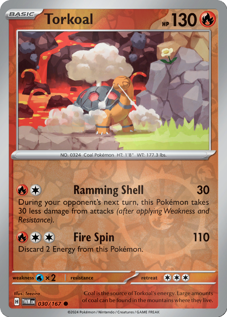 Torkoal [Reverse Holo] #30