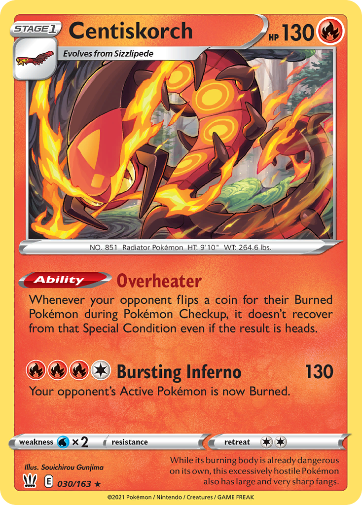Centiskorch Battle Styles 30
