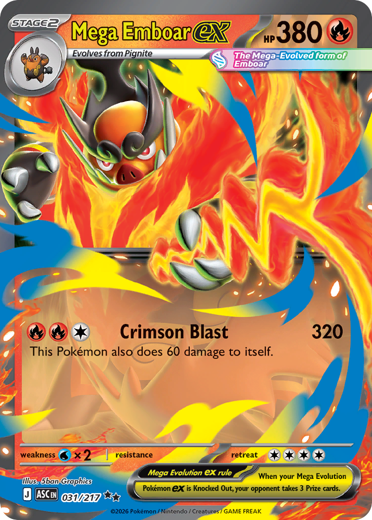 Mega Emboar ex #31