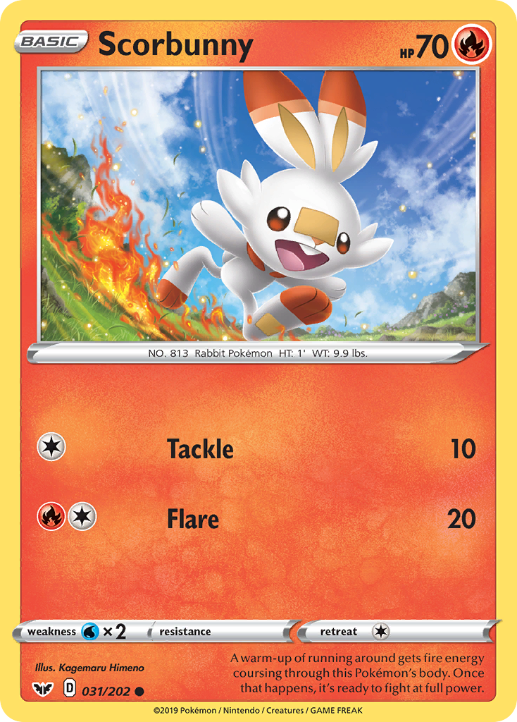 Scorbunny Sword & Shield 31