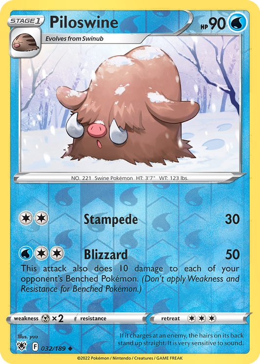 Piloswine [Reverse Holo] #32
