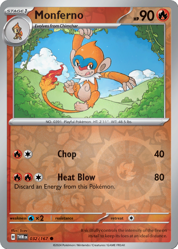 Monferno [Reverse Holo] #32
