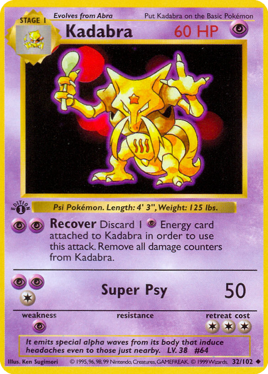 Kadabra [Shadowless] #32