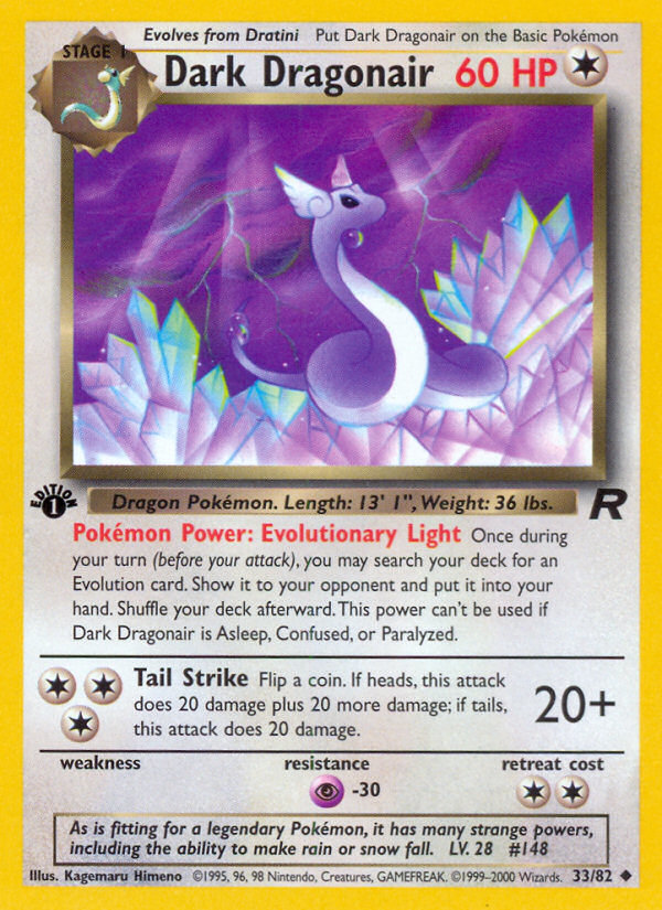 Dark Dragonair Team Rocket 33