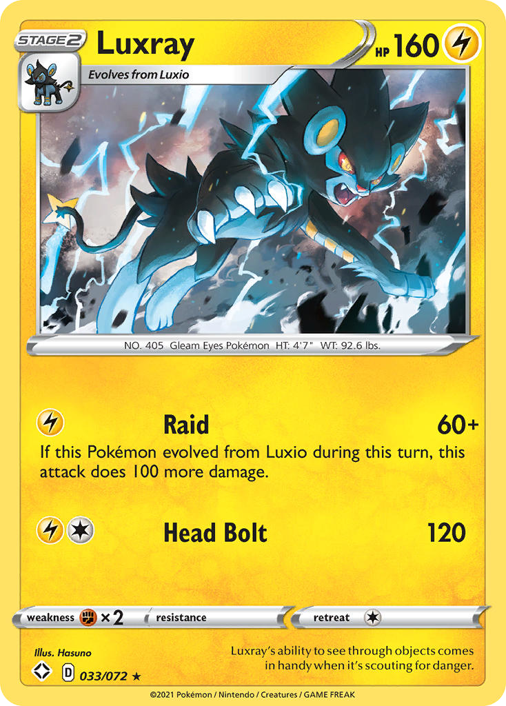 Luxray Shining Fates 33