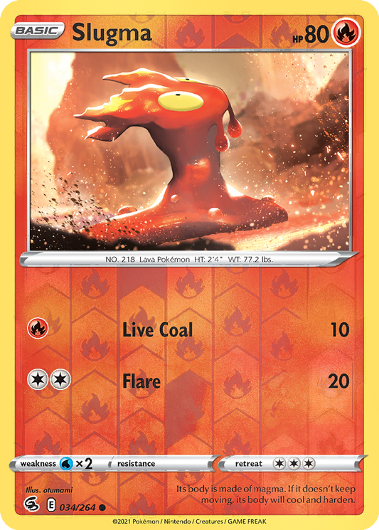 Slugma [Reverse Holo] #34