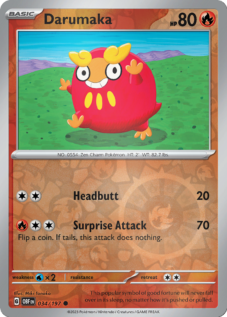 Darumaka [Reverse Holo] #34