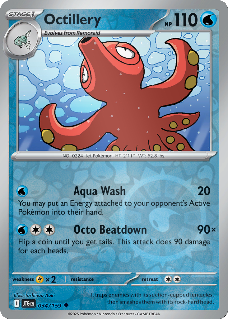 Octillery [Reverse Holo] #34