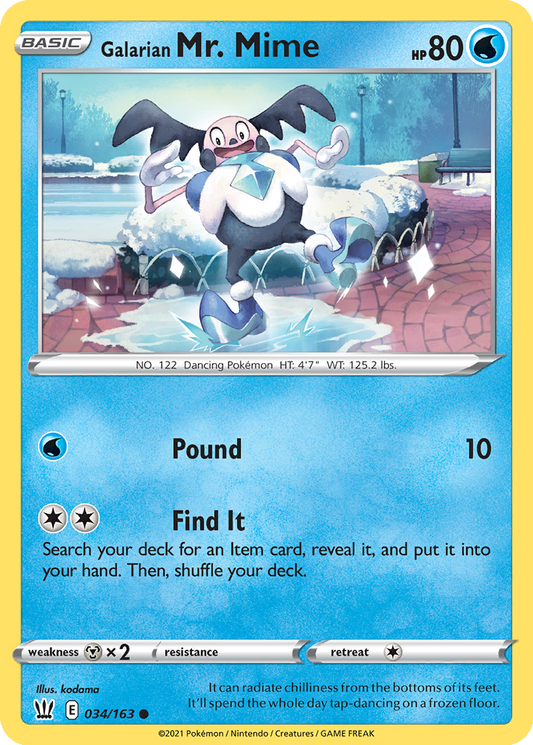 Galarian Mr. Mime #34