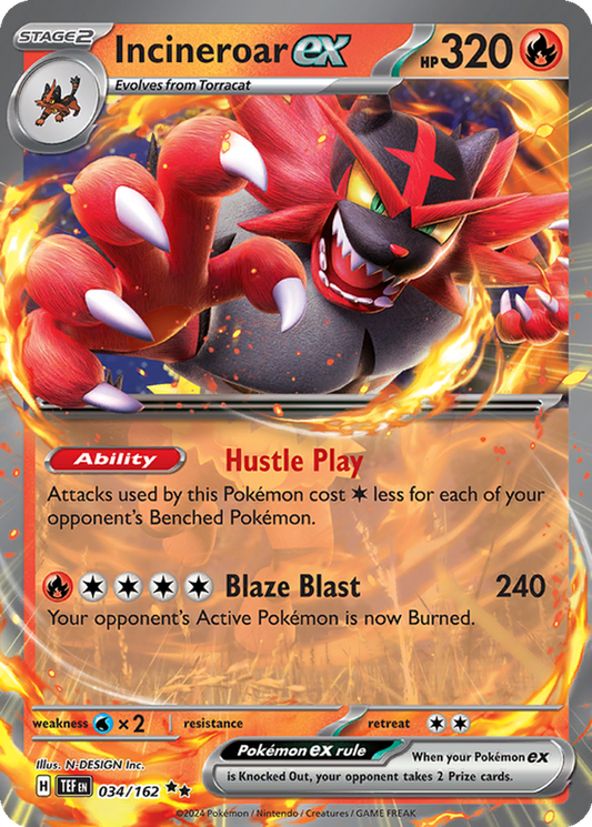 Incineroar ex #34