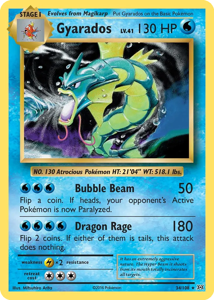 Gyarados [Prerelease] #34