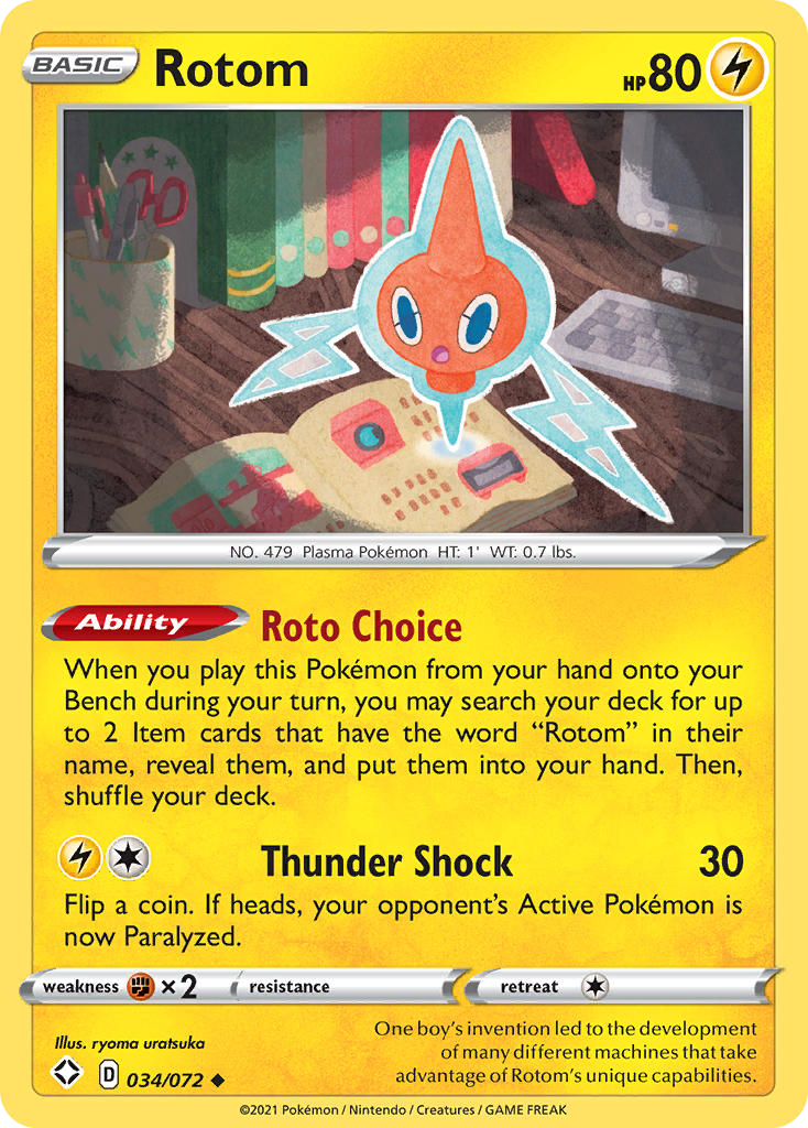 Rotom Shining Fates 34