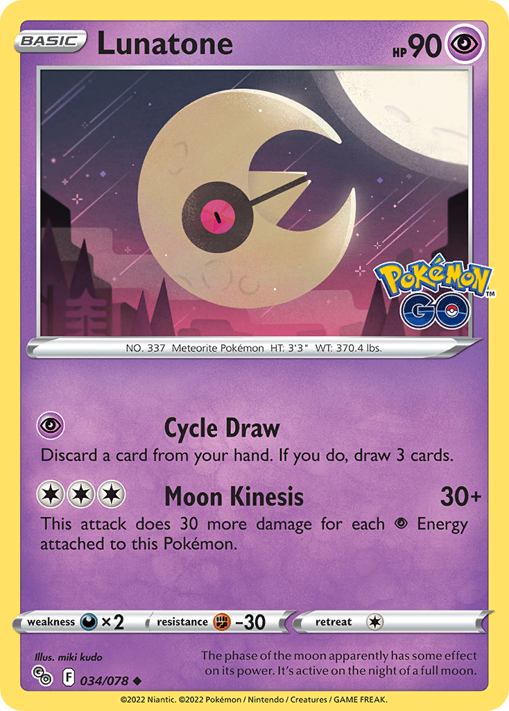 Lunatone Pokémon GO 34
