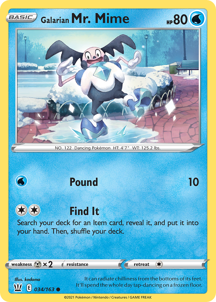 Galarian Mr. Mime Battle Styles 34