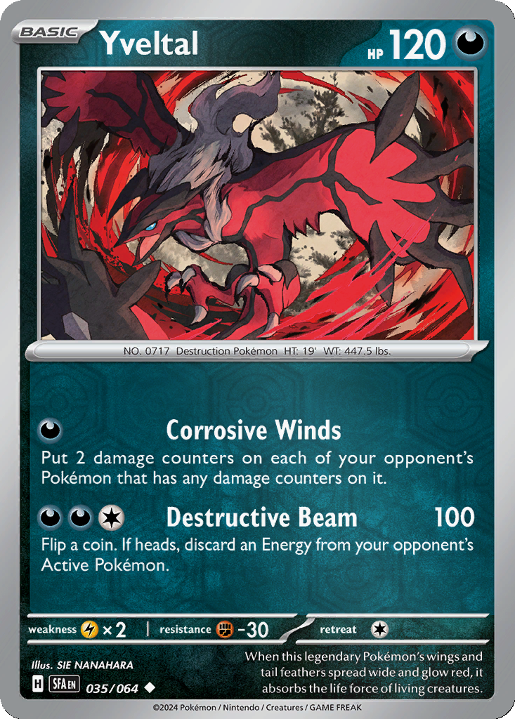 Yveltal [Reverse Holo] #35