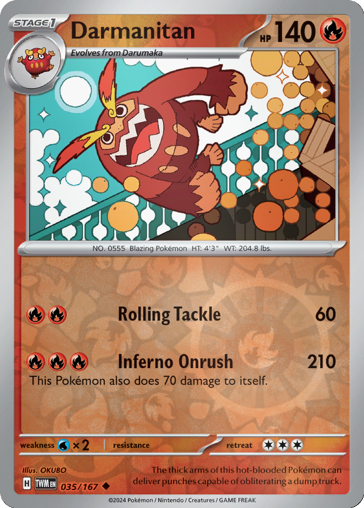 Darmanitan [Reverse Holo] #35