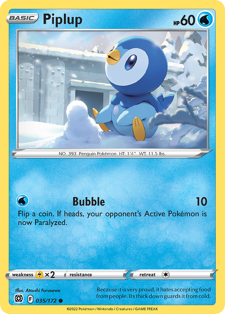 Piplup Brilliant Stars 35