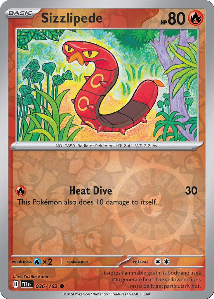 Sizzlipede [Reverse Holo] #36
