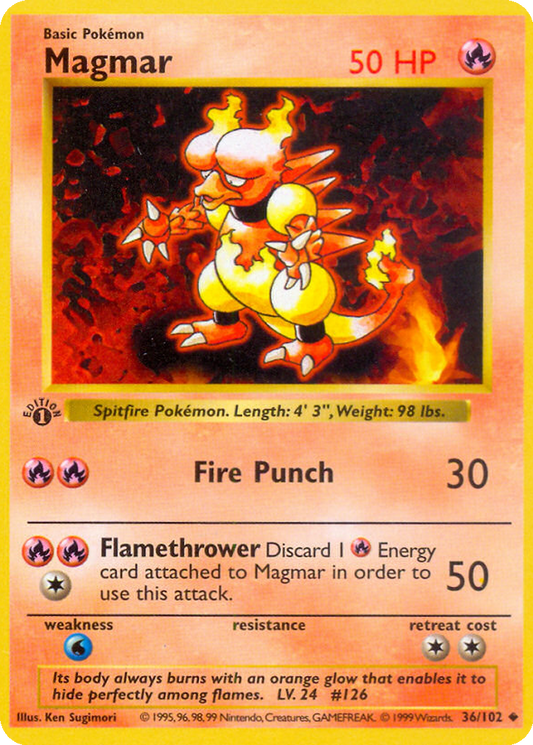 Magmar [Shadowless] #36