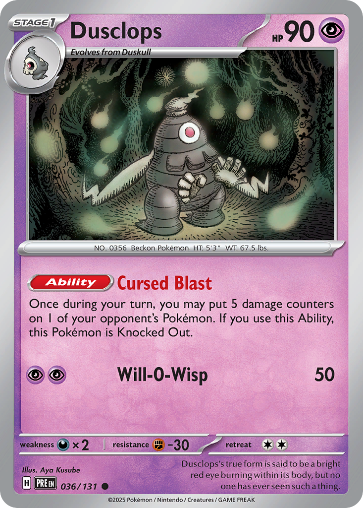 Dusclops [Reverse] #36