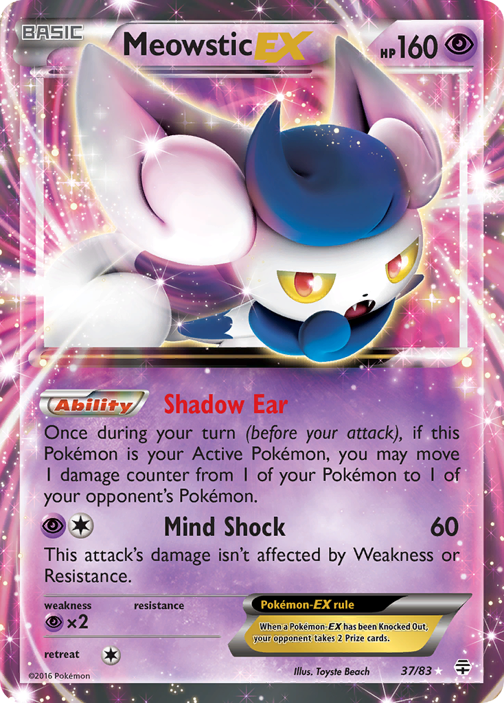 Meowstic-EX Generations 37