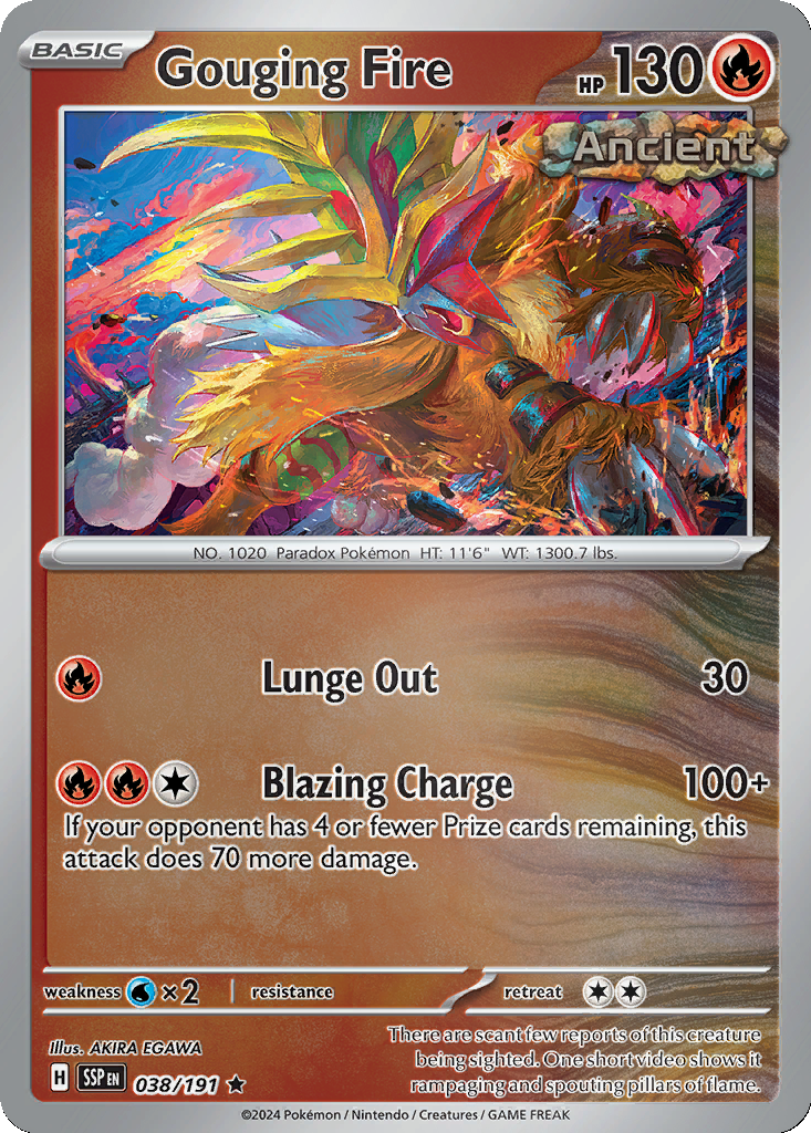 Gouging Fire [Reverse Holo] #38