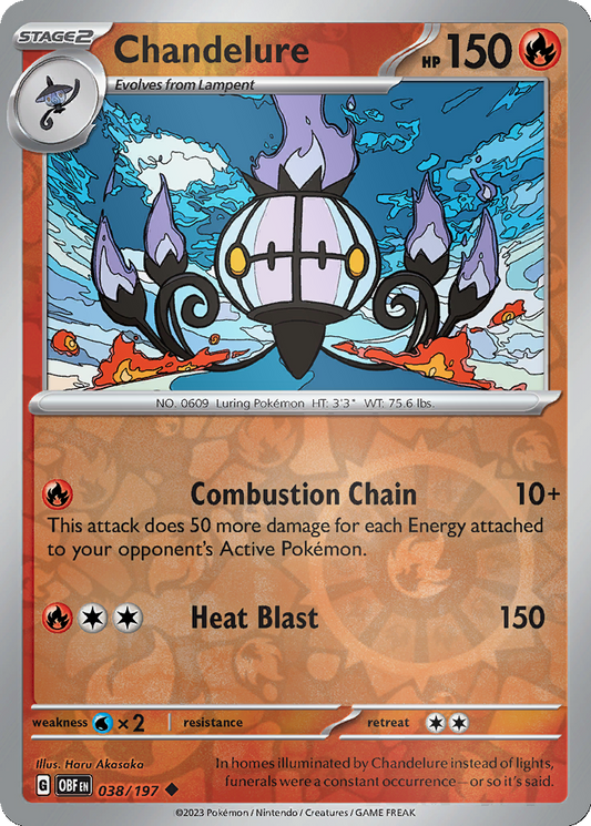 Chandelure [Reverse Holo] #38