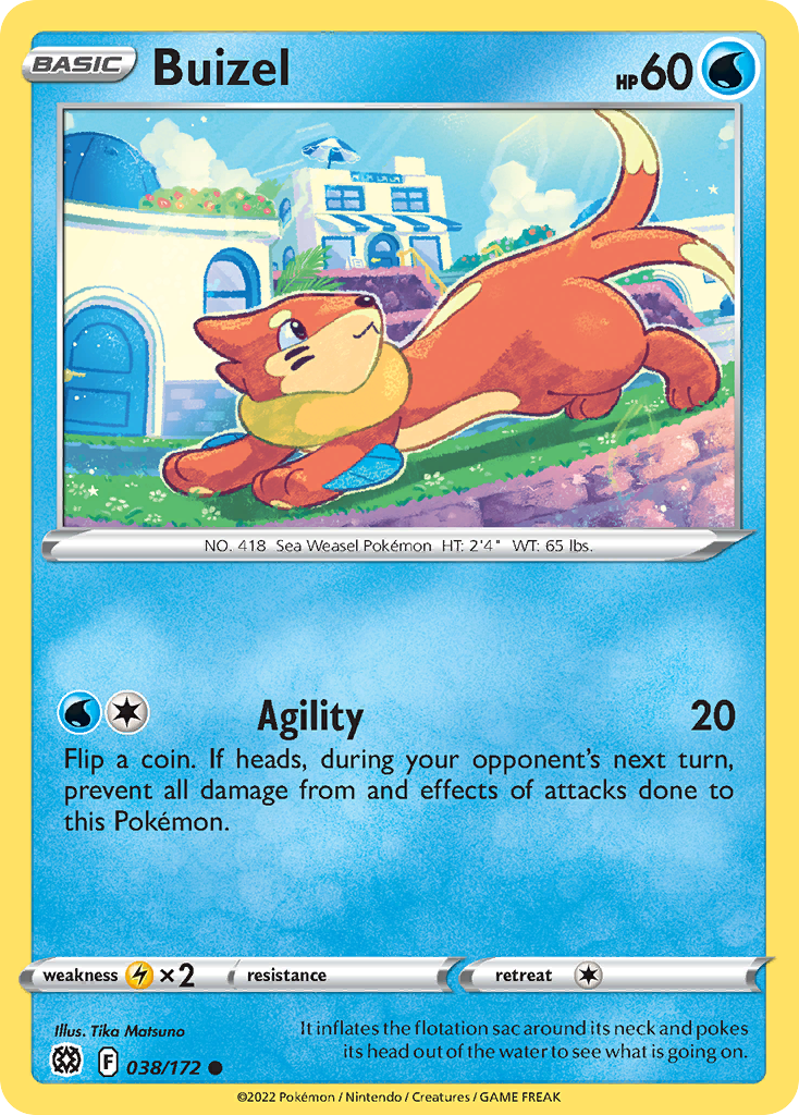 Buizel Brilliant Stars 38