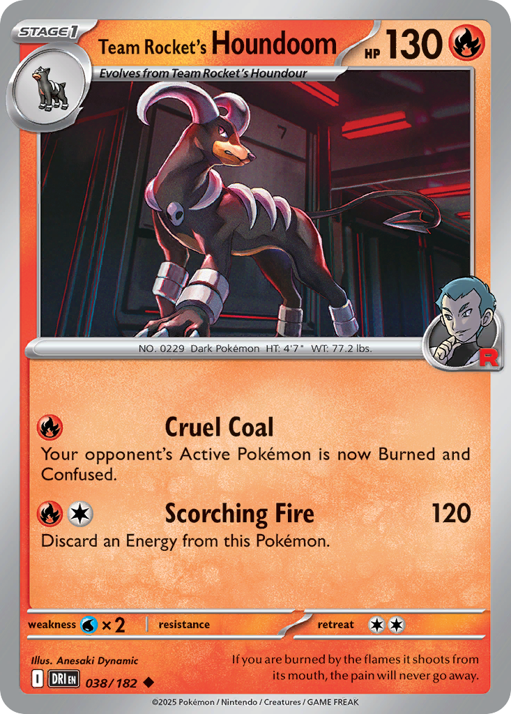 Team Rocket's Houndoom Destined Rivals 38