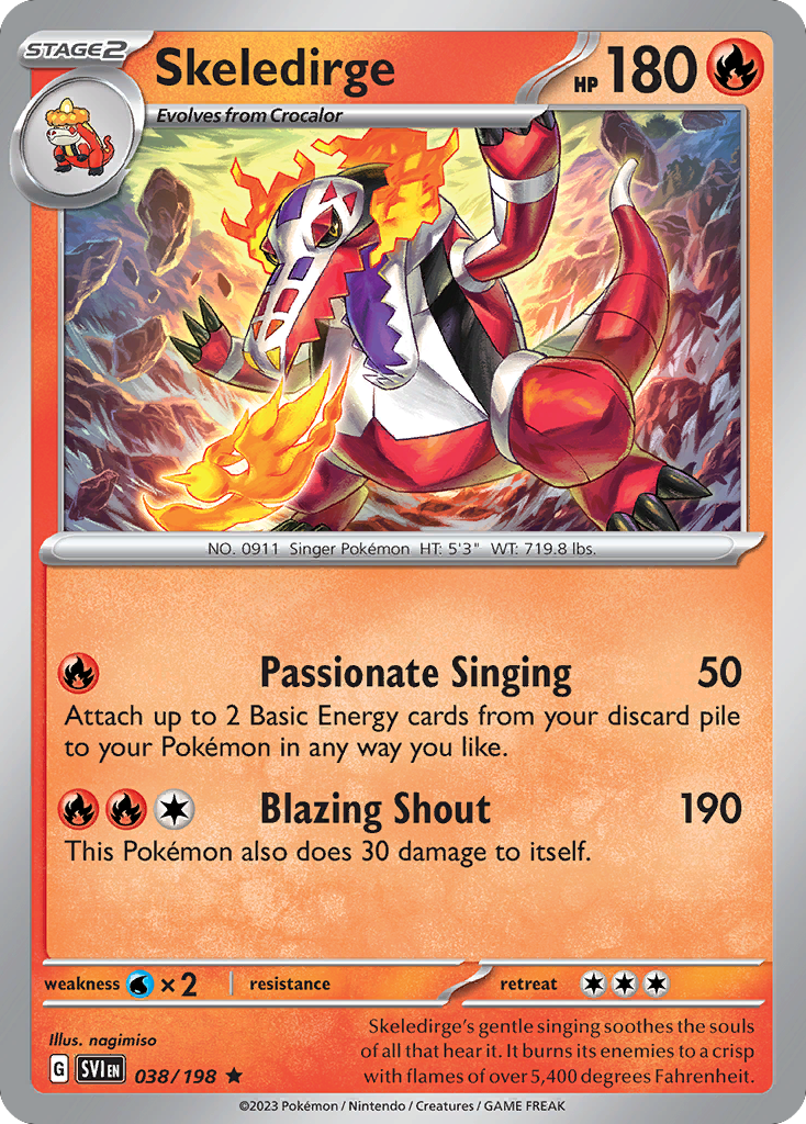 Skeledirge Scarlet & Violet 38