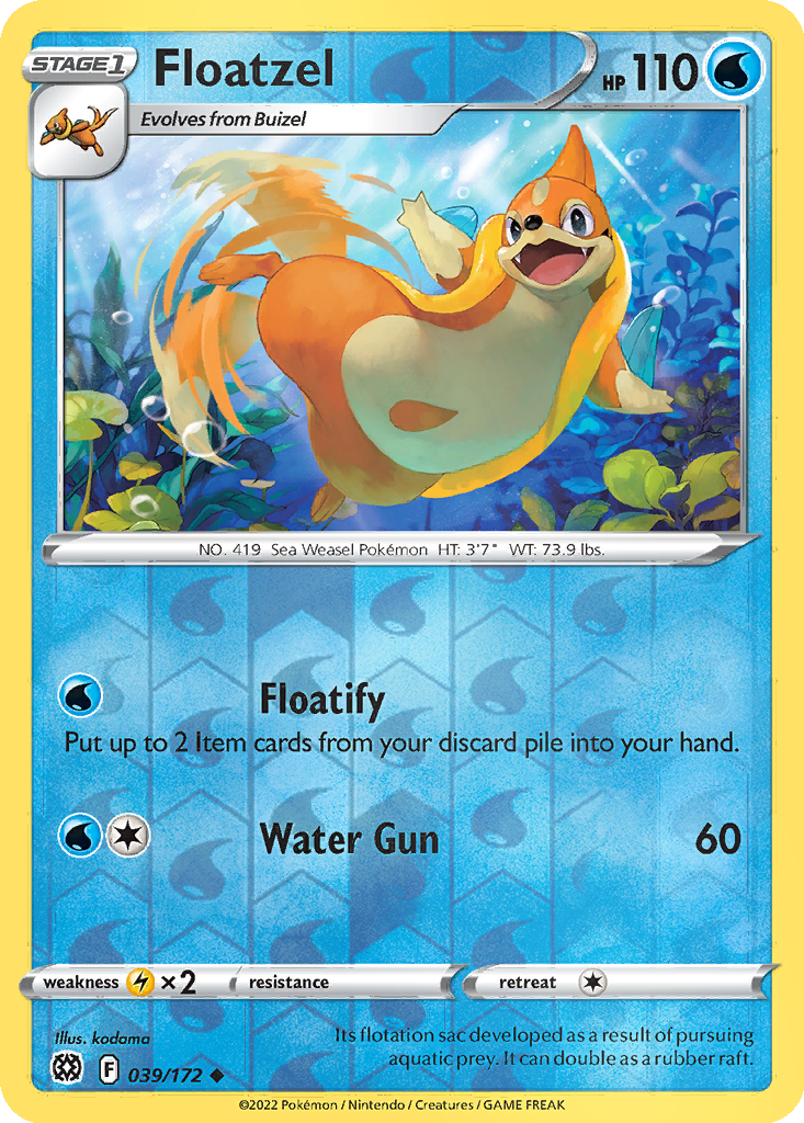 Floatzel [Reverse Holo] #39