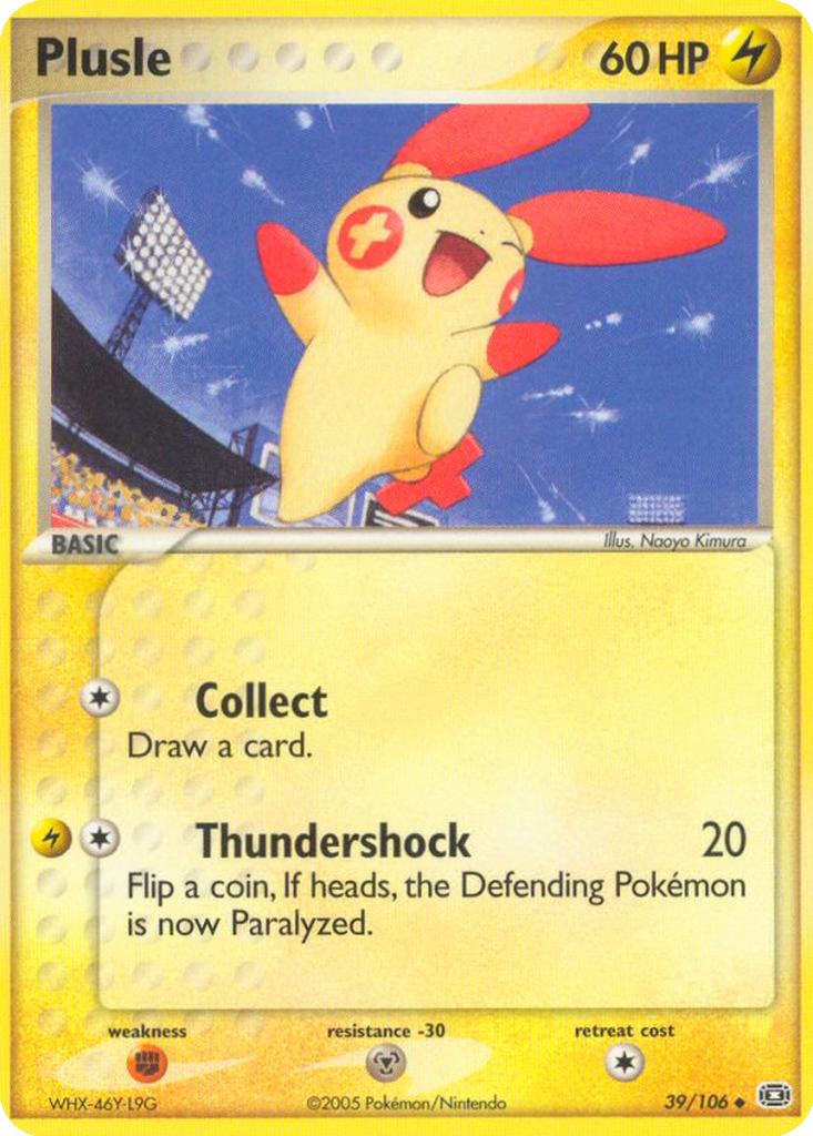 Plusle [Reverse Holo] #39