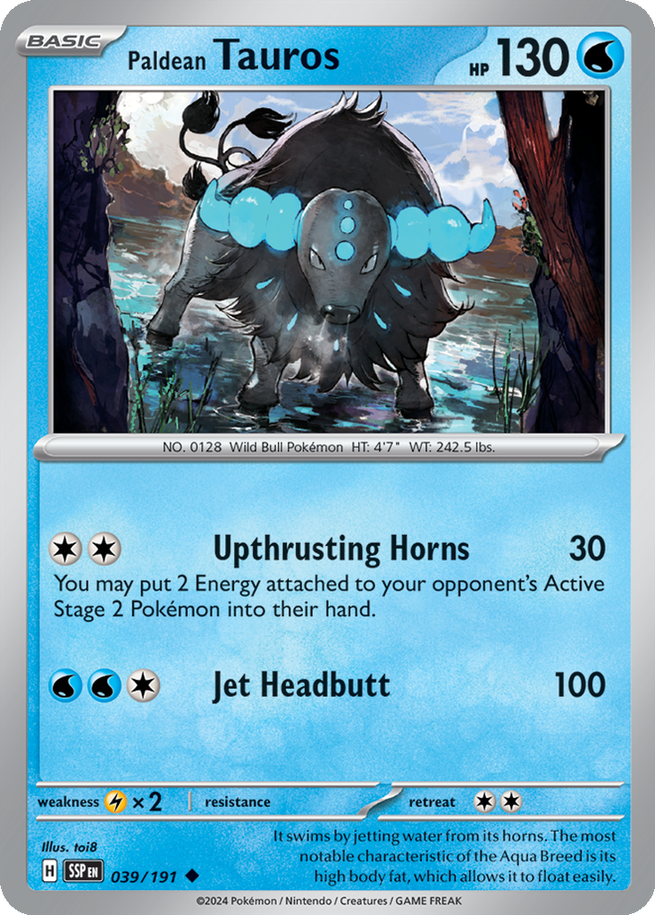 Paldean Tauros #39