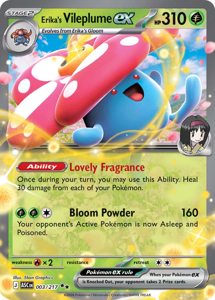Erika's Vileplume ex #3