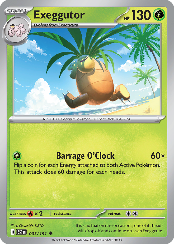 Exeggutor Surging Sparks 3