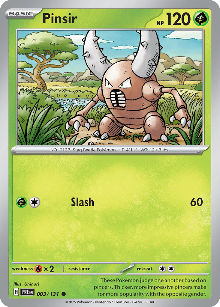 Pinsir Prismatic Evolutions 3