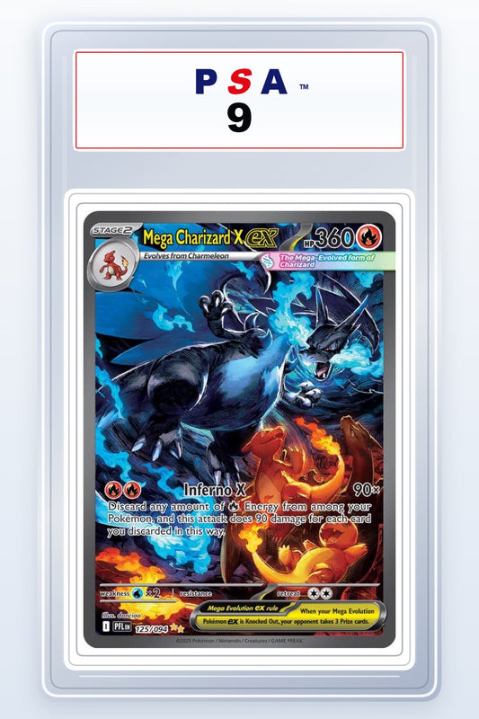 Mega Charizard X ex #125 PSA 9