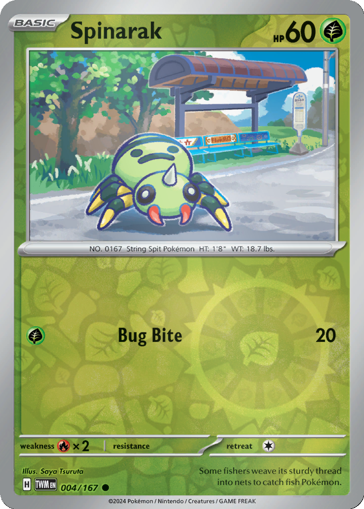 Spinarak [Reverse Holo] #4