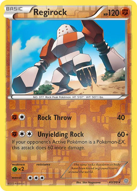 Regirock [Reverse Holo] #40