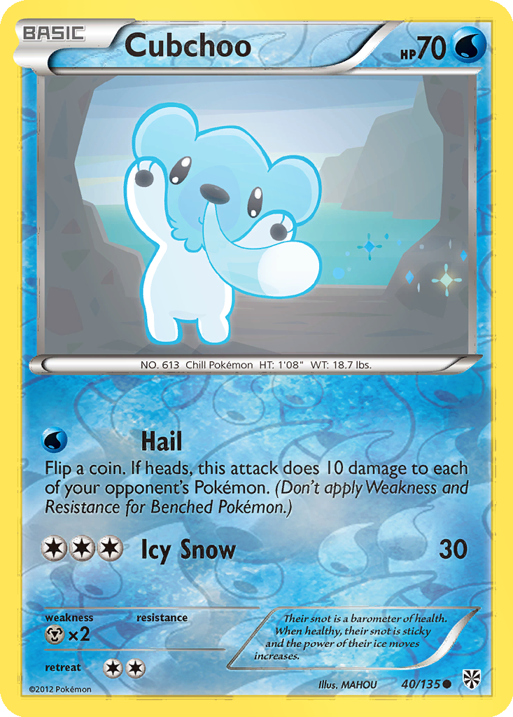 Cubchoo [Reverse Holo] #40