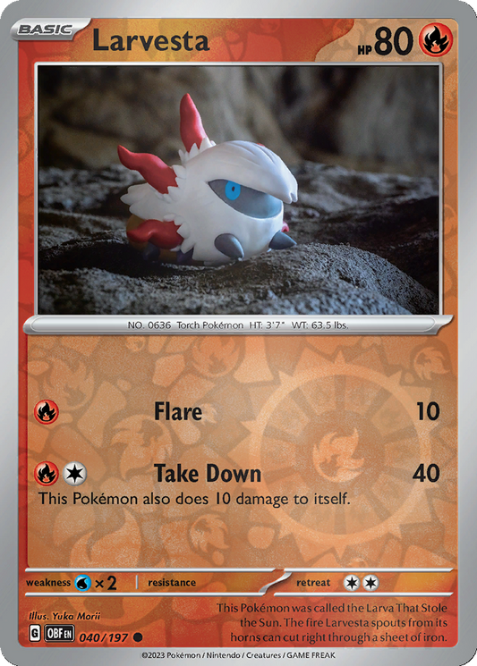 Larvesta [Reverse Holo] #40